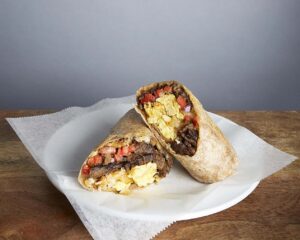 Carne Asada Breakfast Burrito